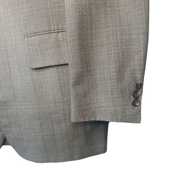 Palm Beach Windowpane Blazer Mens 40R Sport Coat Vintage - Picture 6 of 8